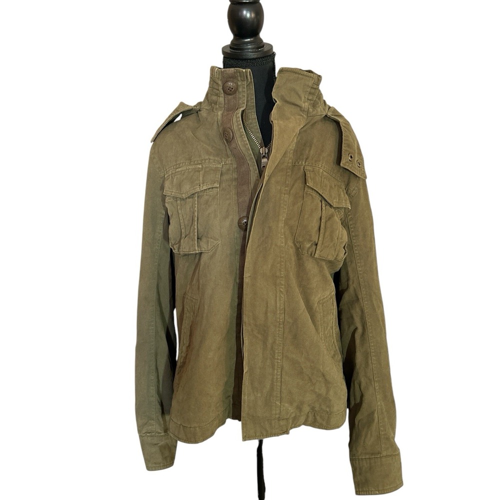 Twilight Bella Swan Style‎ Military Olive Green Jacket Jachs NY Hooded SZ Medium
